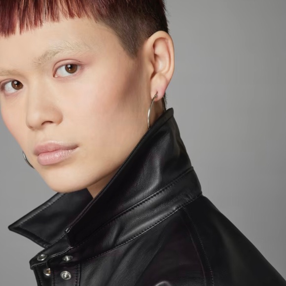 RARE NWT Adidas Originals Faux Leather Track Suit Size Small - Picture 8 of 15